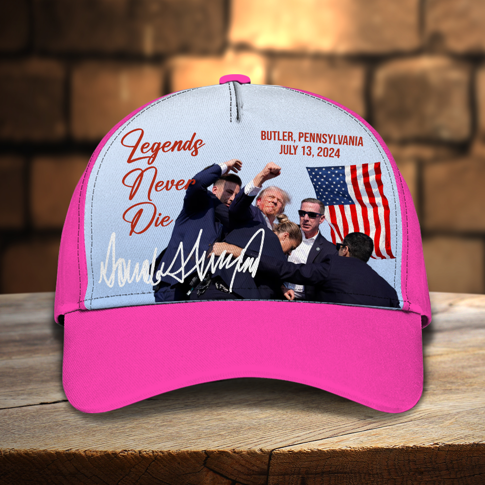 Legends Never Die Trump Fight 2024 Classic Cap DM01 63205