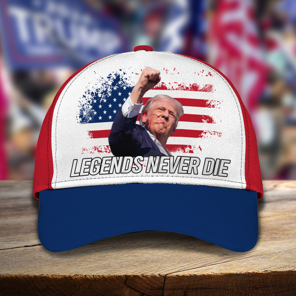 Legends Never Die Donald Trump 2024 Classic Cap TH10 63189