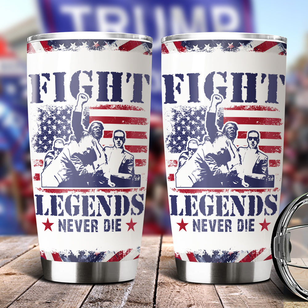 Fight Legends Never Die Donald Trump Fat Tumbler TH10 63271