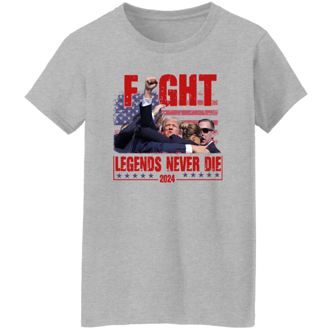 Trump Fight - Legends Never Die 2024 Shirt HA75 63126