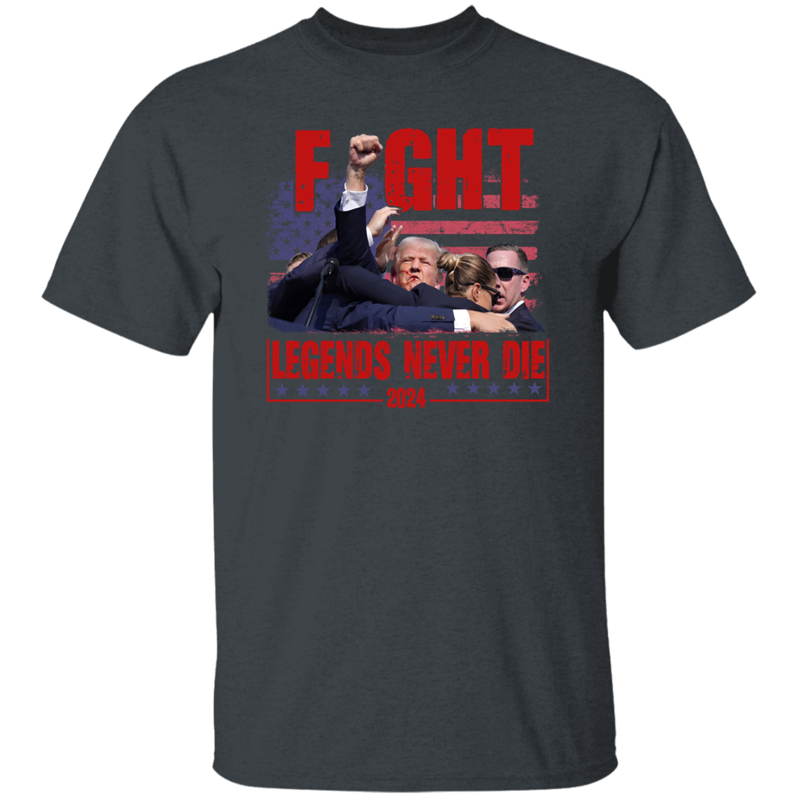 Trump Fight - Legends Never Die 2024 Shirt HA75 63126