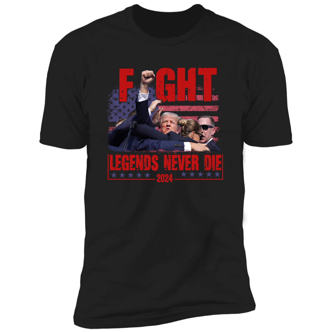 Trump Fight - Legends Never Die 2024 Shirt HA75 63126