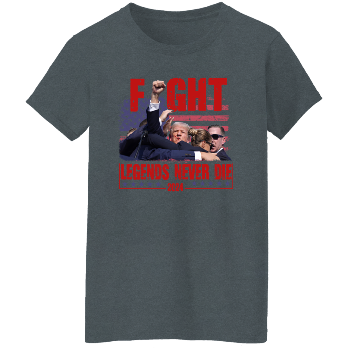 Trump Fight - Legends Never Die 2024 Shirt HA75 63126